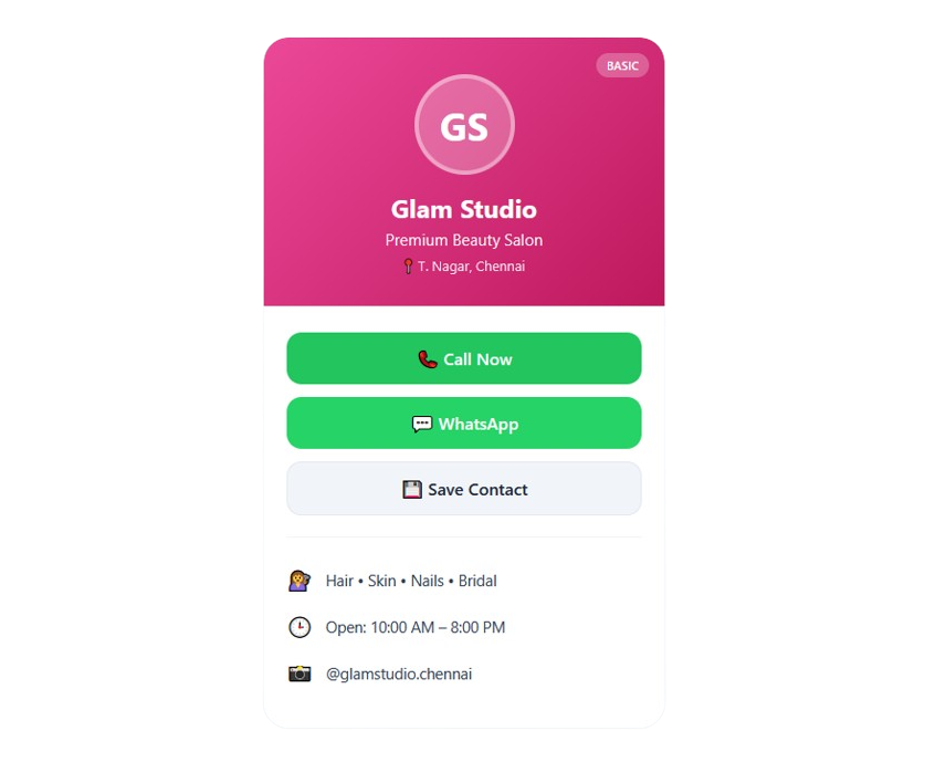 Basic Digital Card